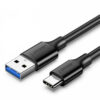 6957303828838_US184-20883 UGREEN Type-C to USB-A 3.0 Cable 1.5m – Fast Charging 3A, 5Gbps Sync – Black