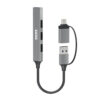 Port Connect USB Type-C to 4-port USB-A 3.0/2.0 Hub