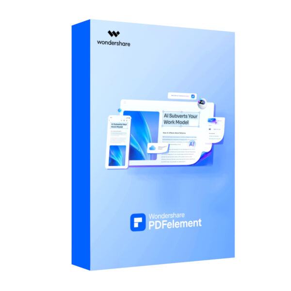 Wondershare PDFelement Professional for Windows/Mac/iOS/Android Individual (Digital Perpetual License)