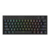 RD-K632RGB-PRO_wr_01 REDRAGON Horus Mini Pro 61Key Wireless Bluetooth Red Switch RGB Low Profile Gaming Mechanical Keyboard - Black