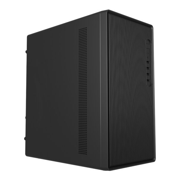 FSP S120 M-ATX Mid Tower Desktop Chassis - Black