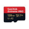 Sandisk Extreme Pro 128GB 4K Video MicroSDXC Card with Adapter