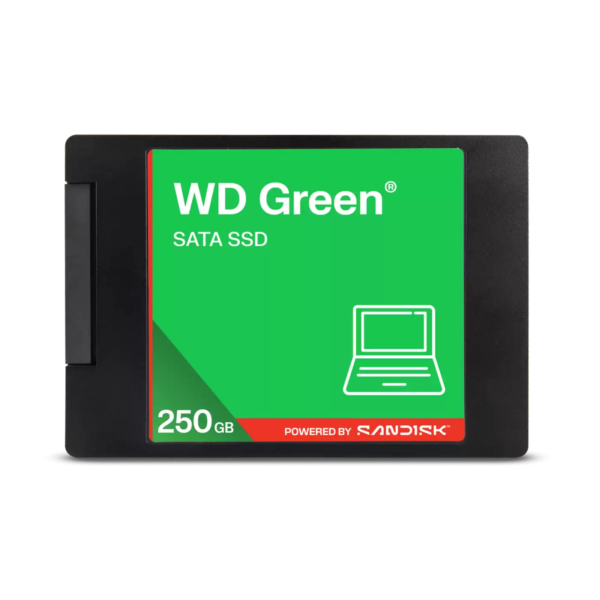 WD Green SATA SSD 2.5"/7mm cased - 250GB, 2.5-Inch