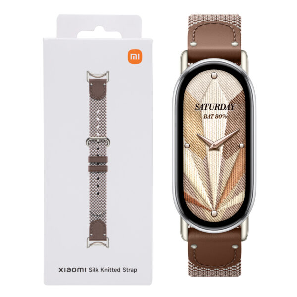 Xiaomi Smart Band 10 Knitted Silk Strap - Feather Brown